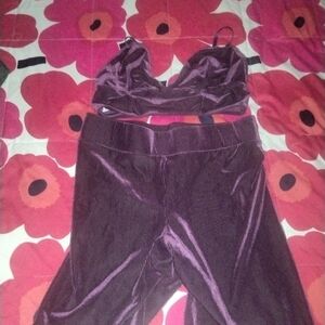 Forever 21 Deep Purple Corduroy Set